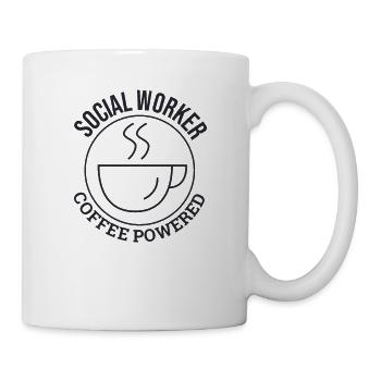 « Travailleur social Café | Travail social » - Mug blanc - blanc - Droite