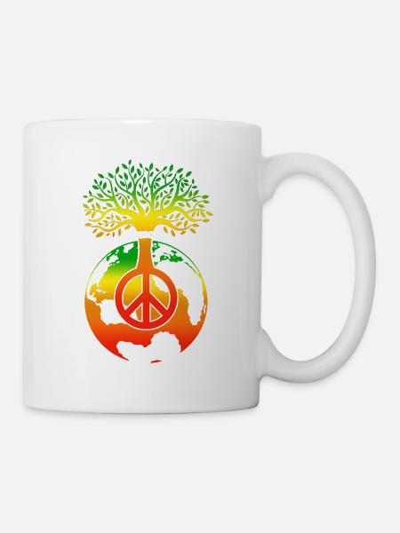 Un amour, un peuple Un anniversaire du Jour de la Terre - Mug blanc - blanc