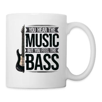 Bassiste Musique Bass Guitar Musiciens - Mug blanc - blanc - Droite