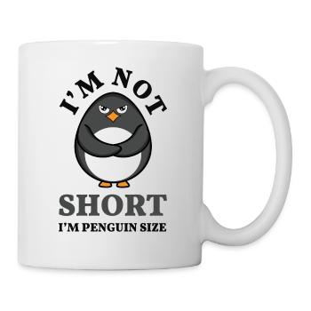 Funny Not Short Penguin Snow Cool Penguin - Tasse - Weiß - Rechts