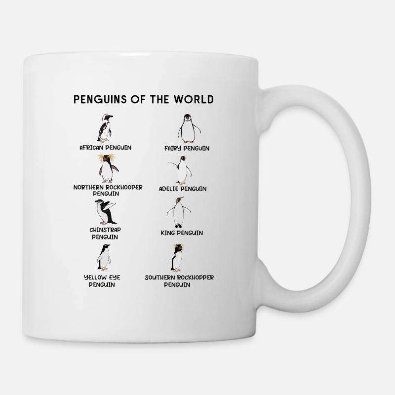 Pingouins mignons du monde Pingouin - Mug blanc - blanc