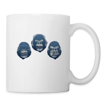 Escouade des singes - Mug blanc - blanc - Droite