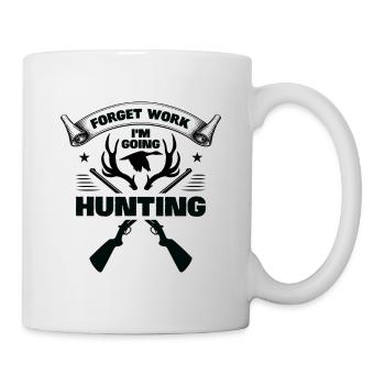 Jäger Schießen Wildtiere Jagd - Tasse - Weiß - Rechts