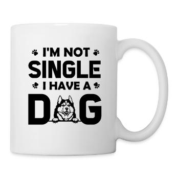 I'm not single - I have a husky - Mug - white - Right