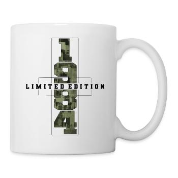 Camouflage 1984 Geboren Geburtsjahr 1984 Männer - Tasse - Weiß - Rechts