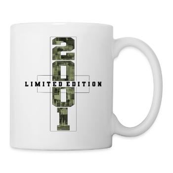 Camouflage 2001 Geboren Geburtsjahr 2001 Männer - Tasse - Weiß - Rechts