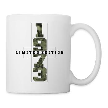 Camouflage 1973 Né Année de naissance 1973 Hommes - Mug blanc - blanc - Droite