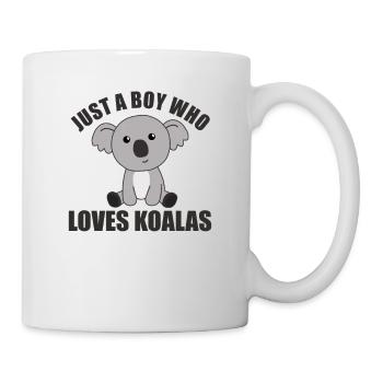 Seulement un garçon qui aime les koalas - koala doux - Mug blanc - blanc - Droite