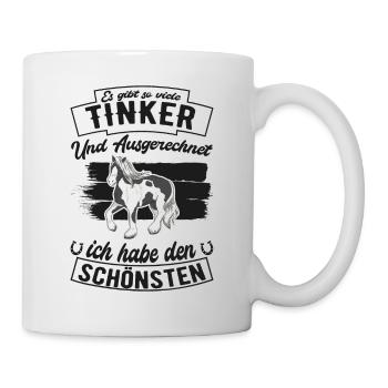 Irish Tinker Pferd Spruch - Tasse - Weiß - Rechts