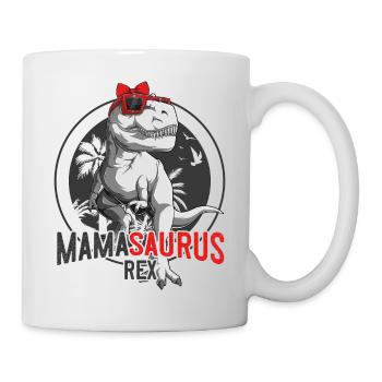 Mamasaurus Maman Dinosaure Cadeau Fête des Mères - Mug blanc - blanc - Droite