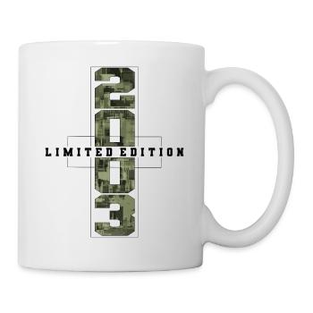 Camouflage 2003 Né Année de naissance 2003 Hommes - Mug blanc - blanc - Droite
