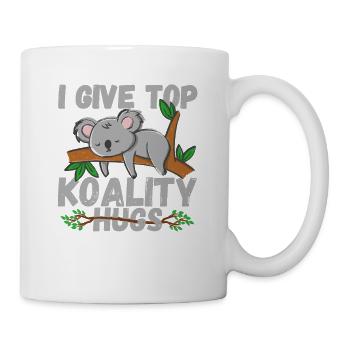 I Give Top Koality Hugs Cute Koala Bear - Mug blanc - blanc - Droite