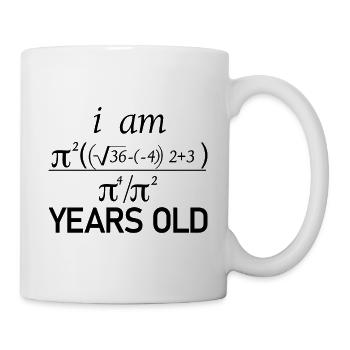 Formule Math Age - Mug blanc - blanc - Droite