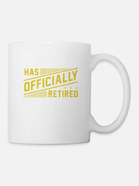 The Legend Has Officially Retired - Kop/krus - hvid