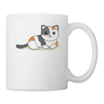 Kawaii Cat Mignon Manga Anime Cats - Mug blanc - blanc - Droite