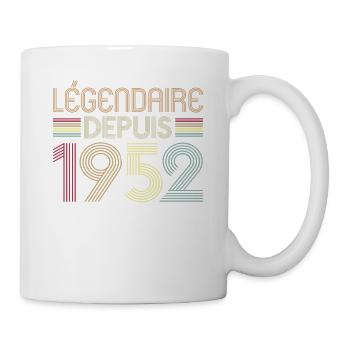 Légendaire Depuis 1952 - Mug blanc - blanc - Droite