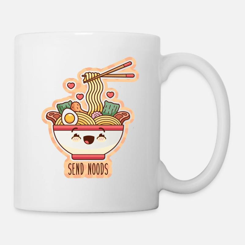 Noods senden - Tasse - Weiß