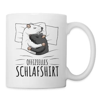 Ratten - Tasse - Weiß - Rechts