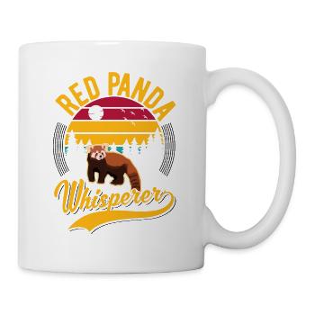 Red Panda Whisperer Roter Panda - Tasse - Weiß - Rechts