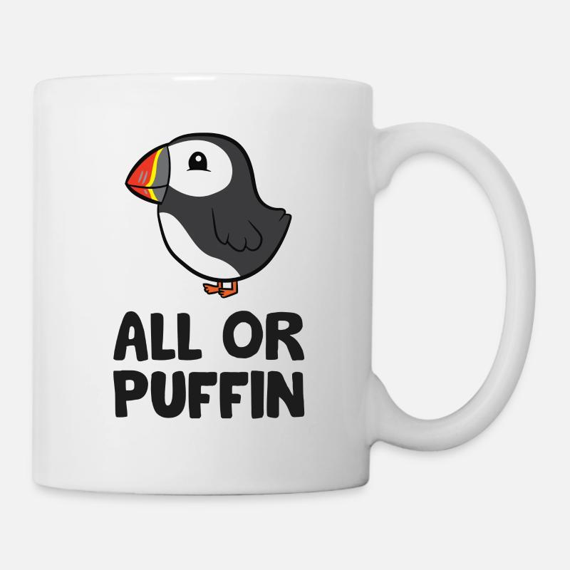 Alles oder Papageientaucher Lustige - Tasse - Weiß
