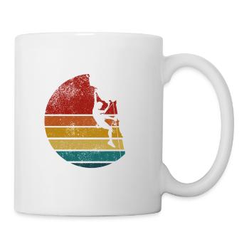 Climbing Bouldering Climbing for climbers - Mug - white - Right