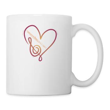 Querflöte I Musikinstrument Orchester Motiv für - Tasse - Weiß - Rechts