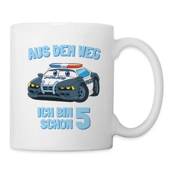 5. Geburtstag Ich bin schon 5 Jahr - Tasse - Weiß - Rechts