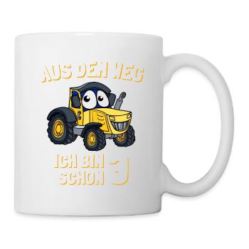 3. Geburtstag Ich bin schon 3 Jahr - Tasse - Weiß - Rechts