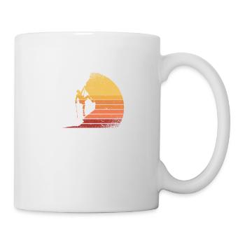 Folgt mir nicht, ich mache dumme Sachen Bouldern - Tasse - Weiß - Rechts
