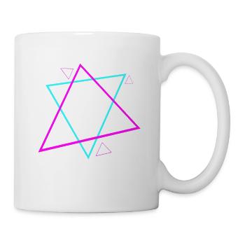 90s Symbols Pattern 90s Design - Mug - white - Right