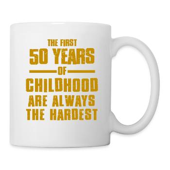 First 50 Years - Mug - white - Right