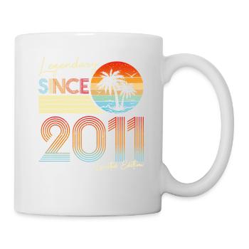 Légendaire Depuis 2011 Édition Limitée - Mug blanc - blanc - Droite