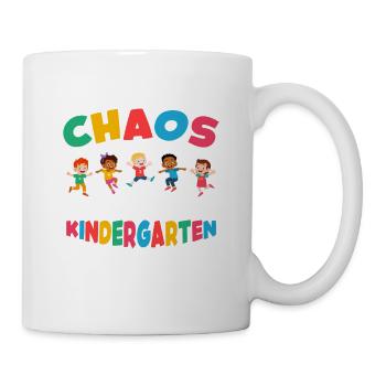 Manche Nennen Es Chaos Wir Nennen Es Kindergarten - Tasse - Weiß - Rechts