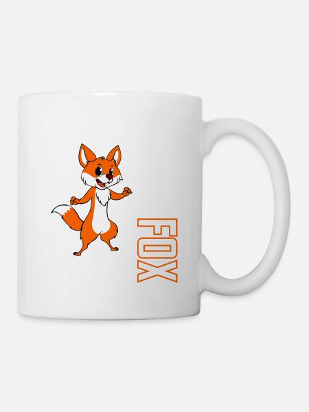 Disco Fuchs - Tasse - Weiß