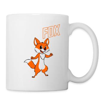 Disco Fuchs - Tasse - Weiß - Rechts