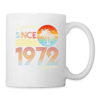 Légendaire Depuis 1972 Édition Limitée - Mug blanc - blanc - Droite