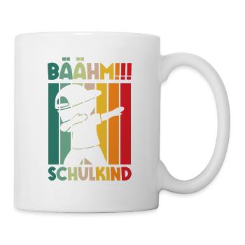 Schulkind 1. Klasse Einschulung Schuljunge - Tasse - Weiß - Rechts