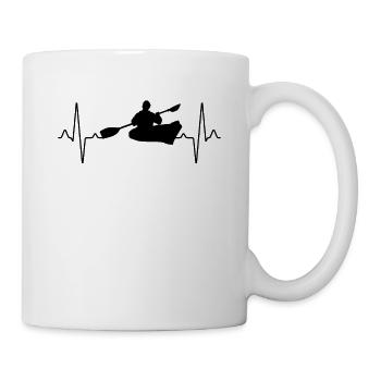 Canoe Kayak Heartbeat - Mug - white - Right