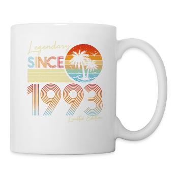 Légendaire Depuis 1993 Édition Limitée - Mug blanc - blanc - Droite