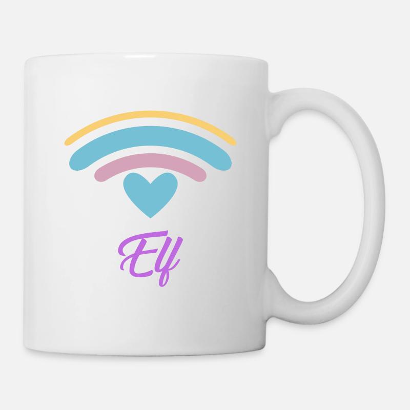 11. Geburtstag Regenbogen - Tasse - Weiß