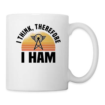 Amatuerfunker Amateur Funk Radio Ham Shortwave - Mug - white - Right