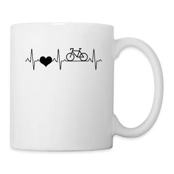 Bicycle Heartbeat - Mug - white - Right