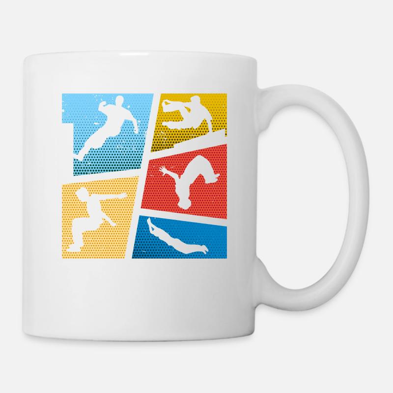 Parkour Vintage - Mug blanc - blanc