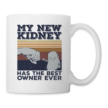 Kidney Design for a Kidney Recipient - Tasse - Weiß - Rechts
