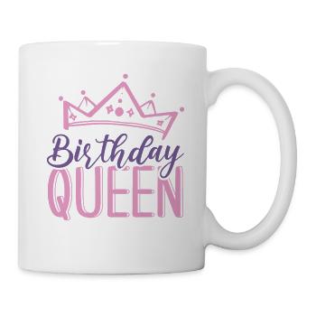 Birthday queen Crown - Tasse - Weiß - Rechts