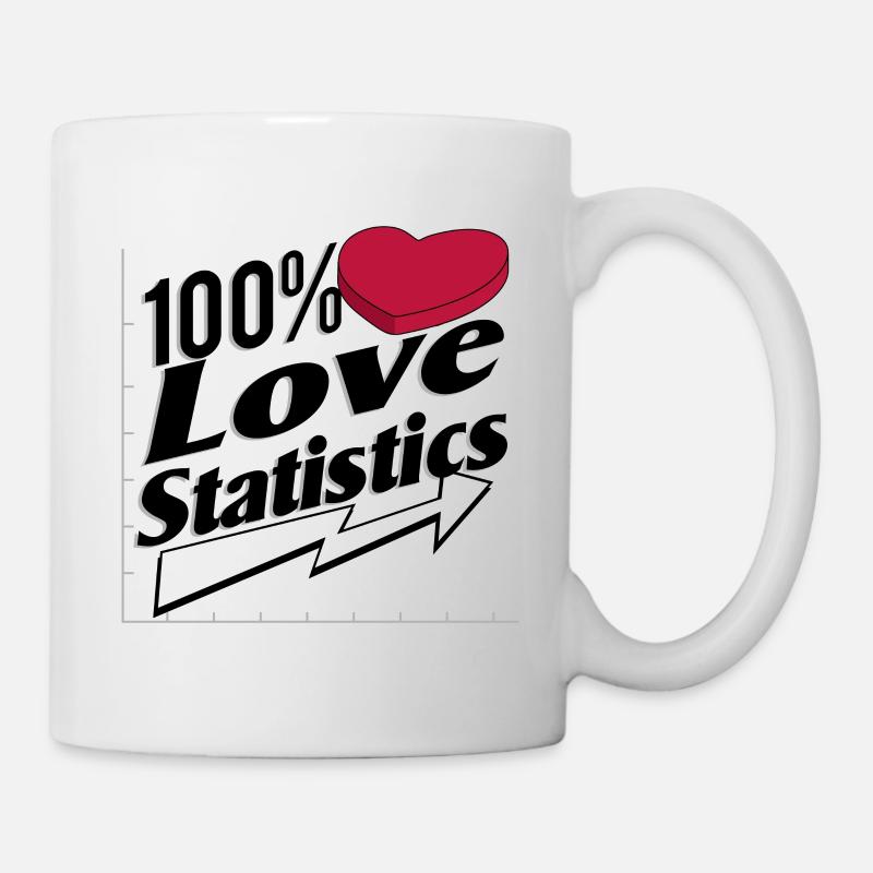 Statistiques d’amour - Mug blanc - blanc
