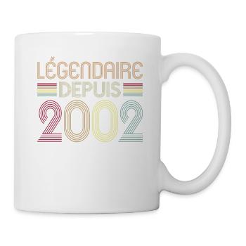 Légendaire Depuis 2002 - Mug blanc - blanc - Droite