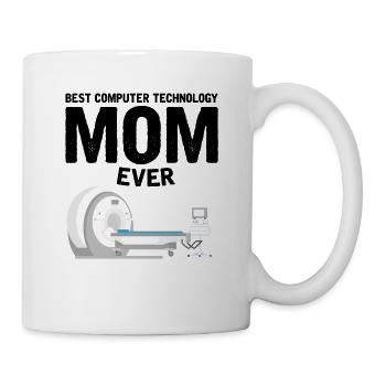 Beste Computer Technologie Mama Geschenk MRI CT - Tasse - Weiß - Rechts