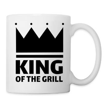 King of the Grill - Tasse - Weiß - Rechts