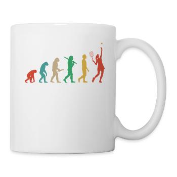Vêtements pour joueurs de tennis Tennis Femmes Filles - Mug blanc - blanc - Droite